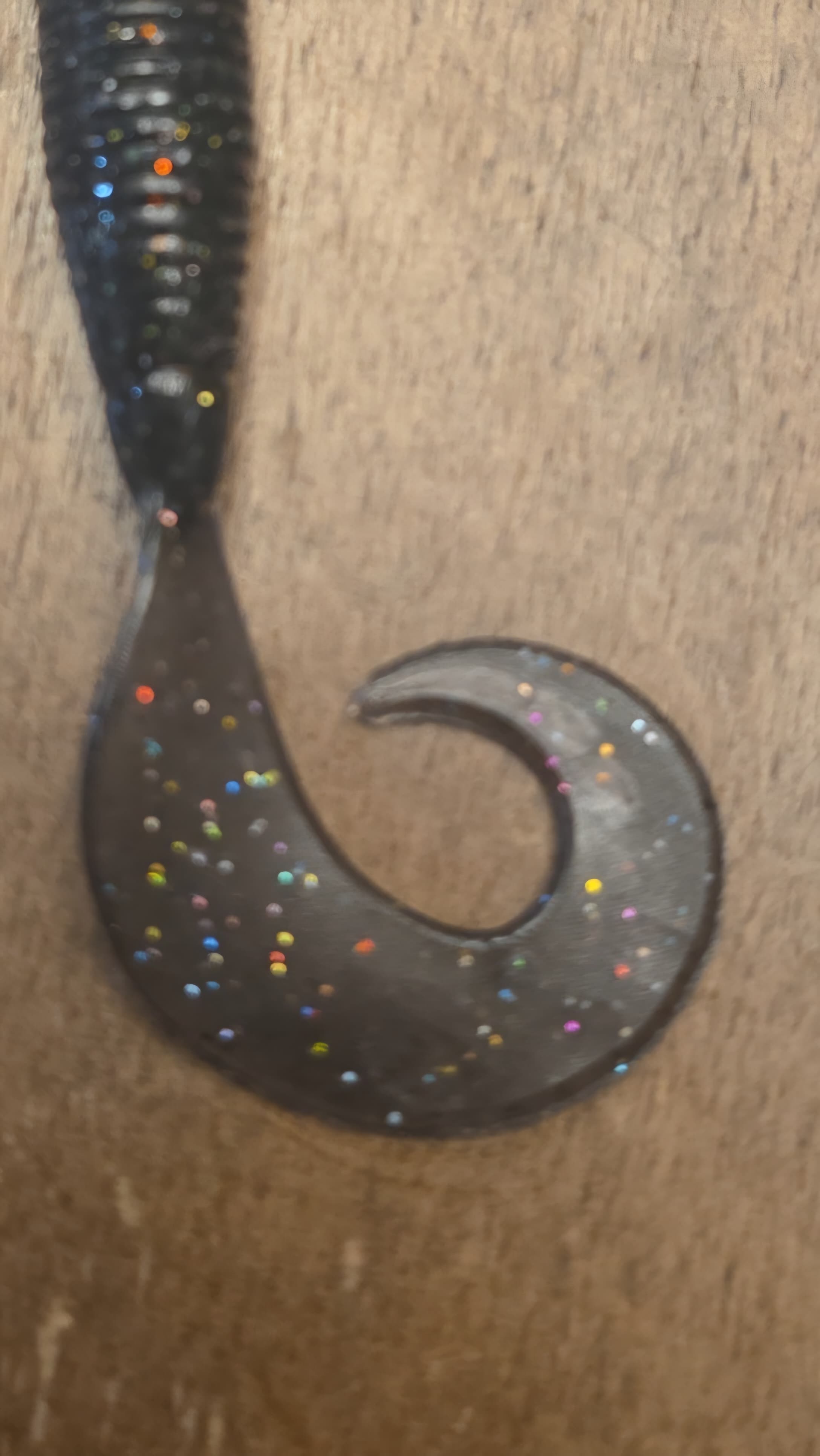 Black confetti